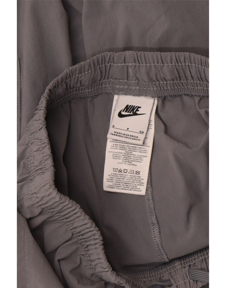 Nike Mens Cargo Tracksuit Trousers Joggers Small Grey Nylon