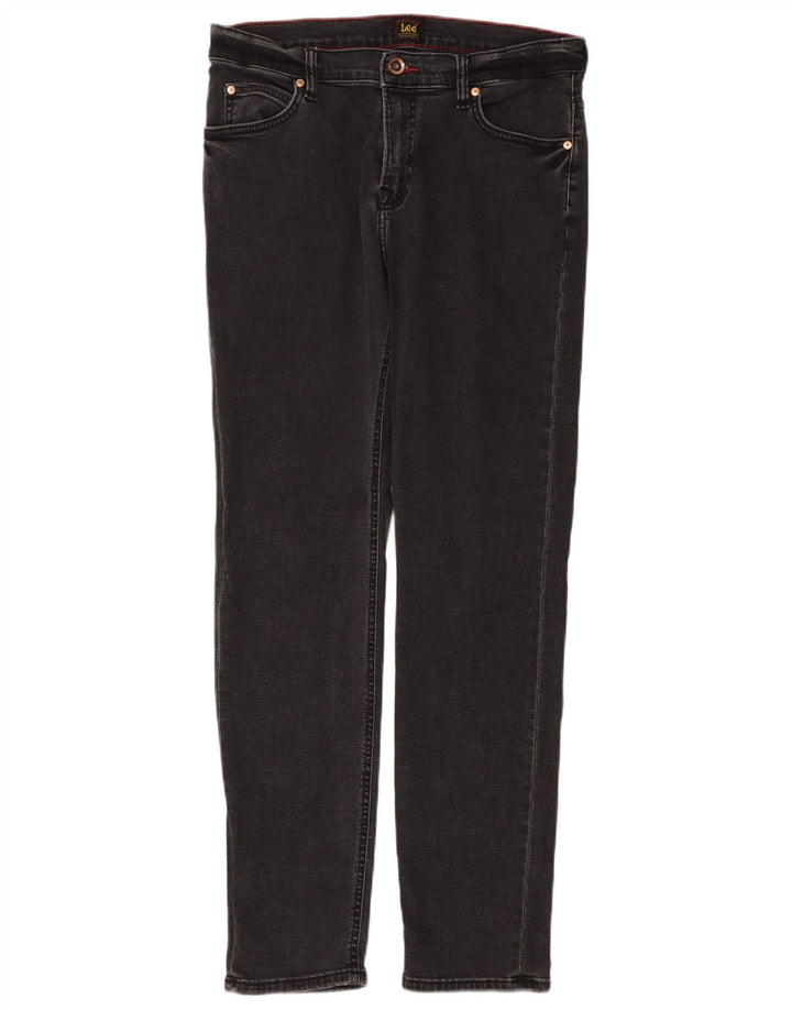 LEE Mens Rider Straight Jeans W32 L32  Grey Cotton