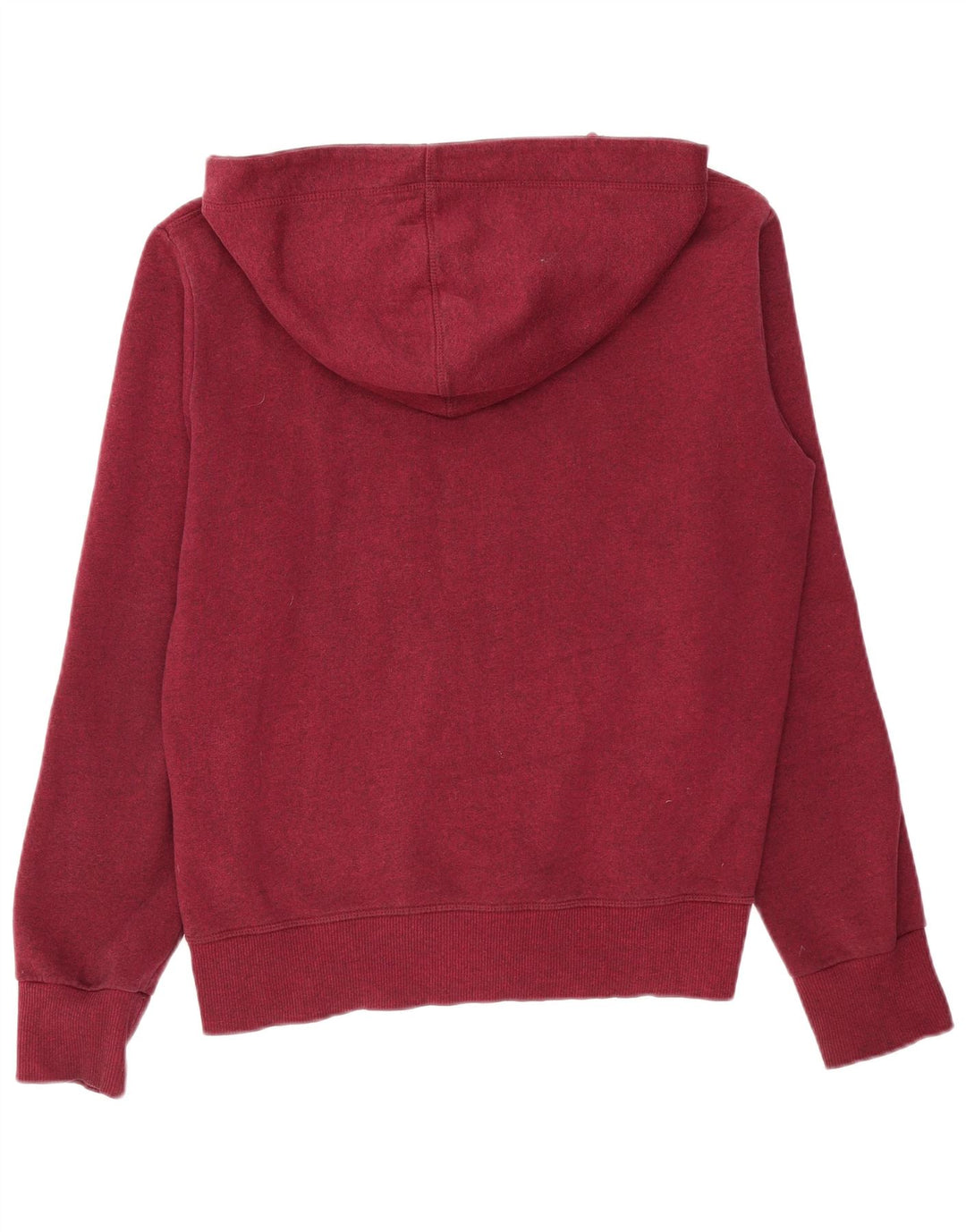 SUPERDRY Mens Graphic Hoodie Jumper Medium Burgundy Cotton