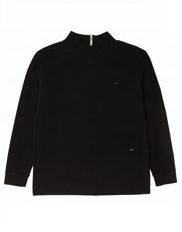 Carrera Womens Top Long Sleeve UK 18 XL Black Cotton