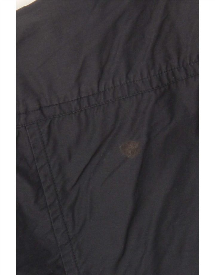 Playlife Womens Bomber Jacket UK 16 Large Navy Blue Cotton