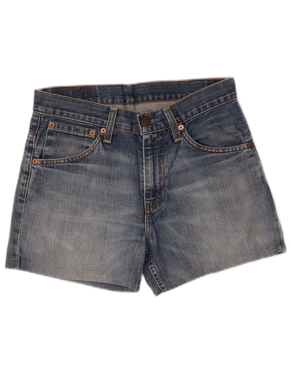 LEVI'S Womens 507 Denim Shorts W28 Medium Blue