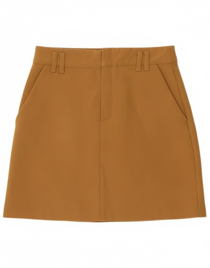 Zara Womens Mini Skirt Small W26  Beige