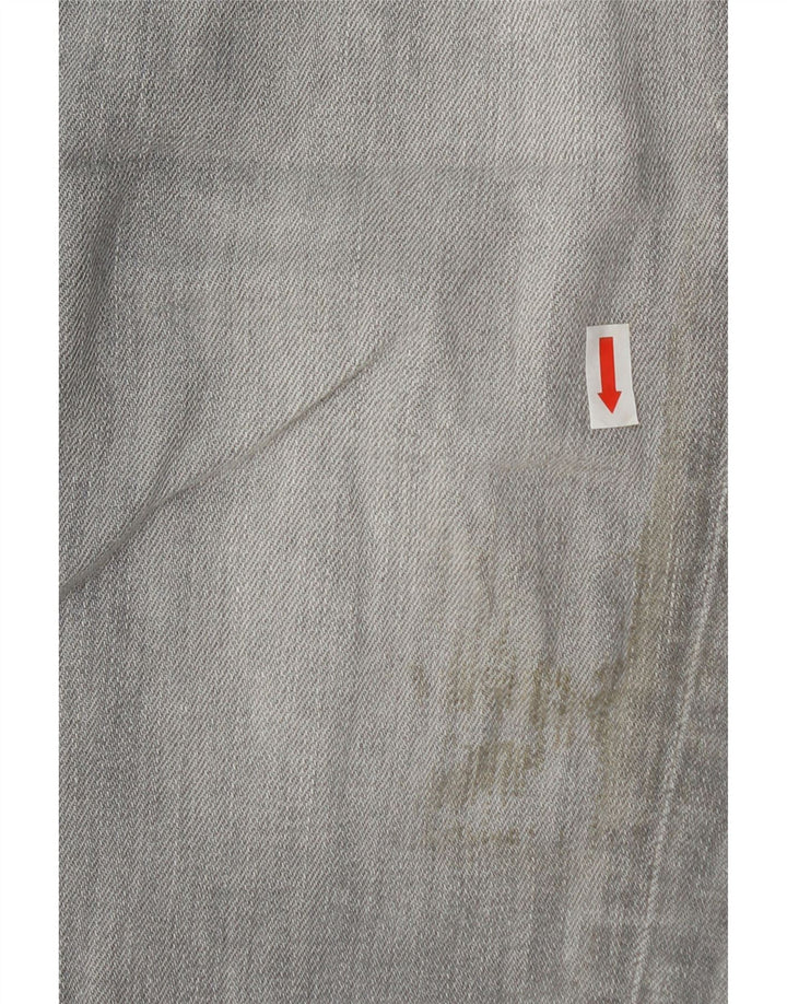 ZARA Womens Slim Jeans EU 38 Small W28 L25 Grey Floral Polyester Vintage Zara and Second-Hand Zara from Messina Hembry 