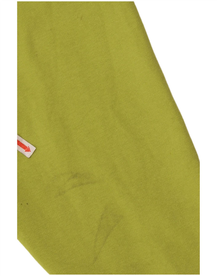 CHAMPION Womens Oversized Hoodie Jumper UK 10 Small Green Cotton