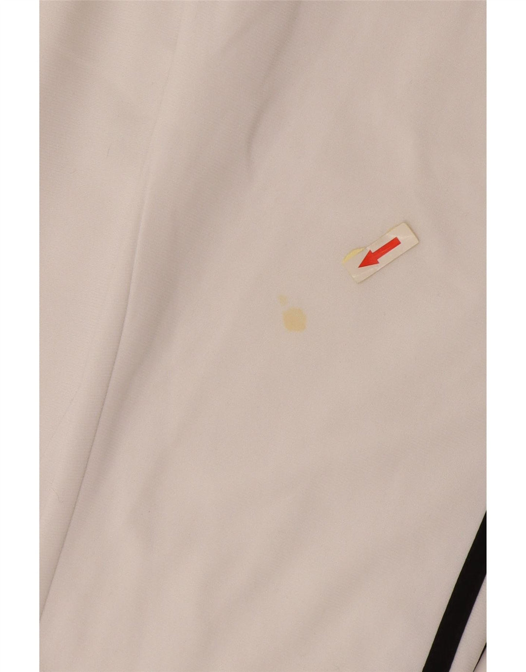 Adidas Mens Tracksuit Trousers Joggers Large White Polyester