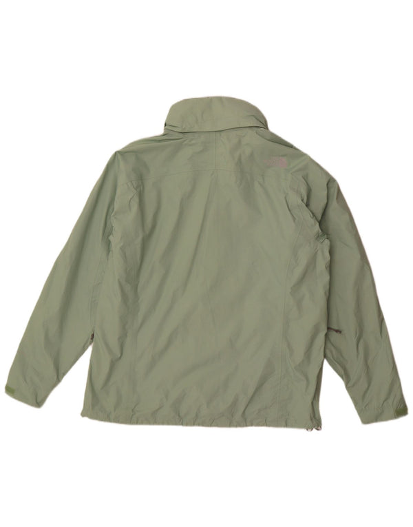 The North Face Womens Oversized Rain Jacket UK 16 Large Green Nylon