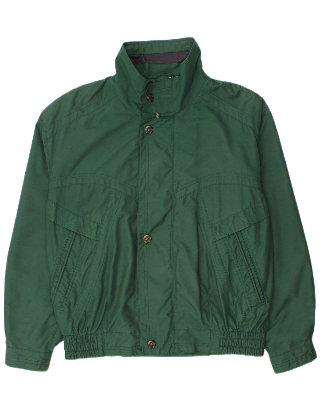 Umberto Rosetti Mens Bomber Jacket UK 40 Large Green Polyester