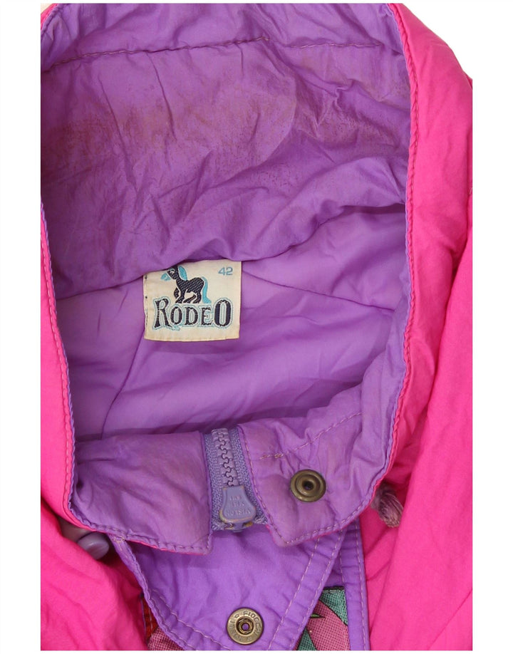 Rodeo Womens Oversized Ski Jacket EU 42 Large Multicoloured Colourblock