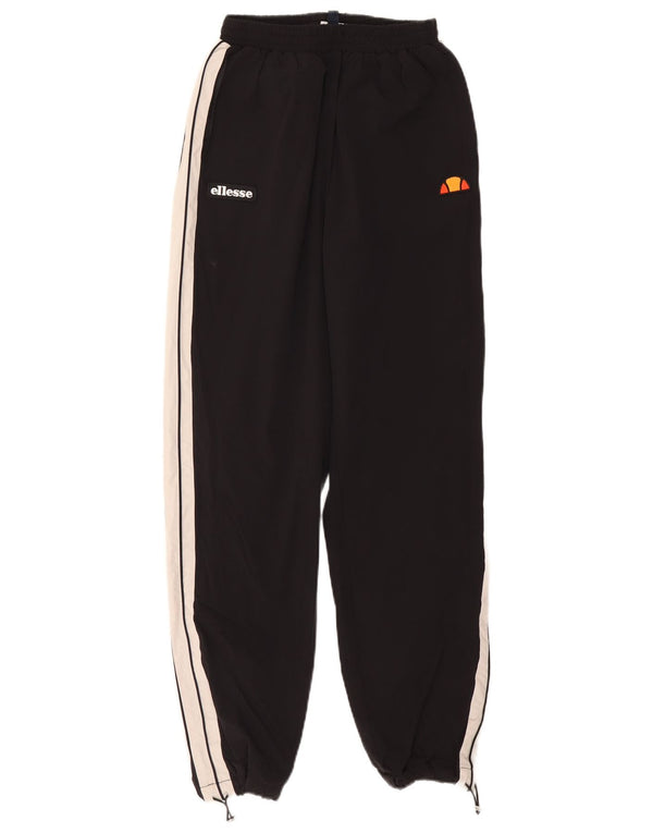 Ellesse Womens Tracksuit Trousers Joggers UK 10 Small Black Nylon