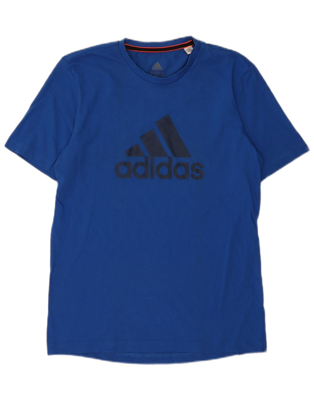 Adidas Mens Graphic T-Shirt Top Medium Blue