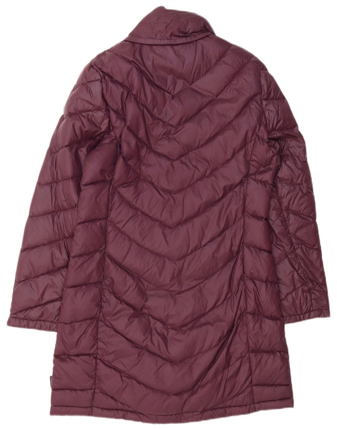 Calvin Klein Womens Padded Coat UK 14 Medium Burgundy Nylon