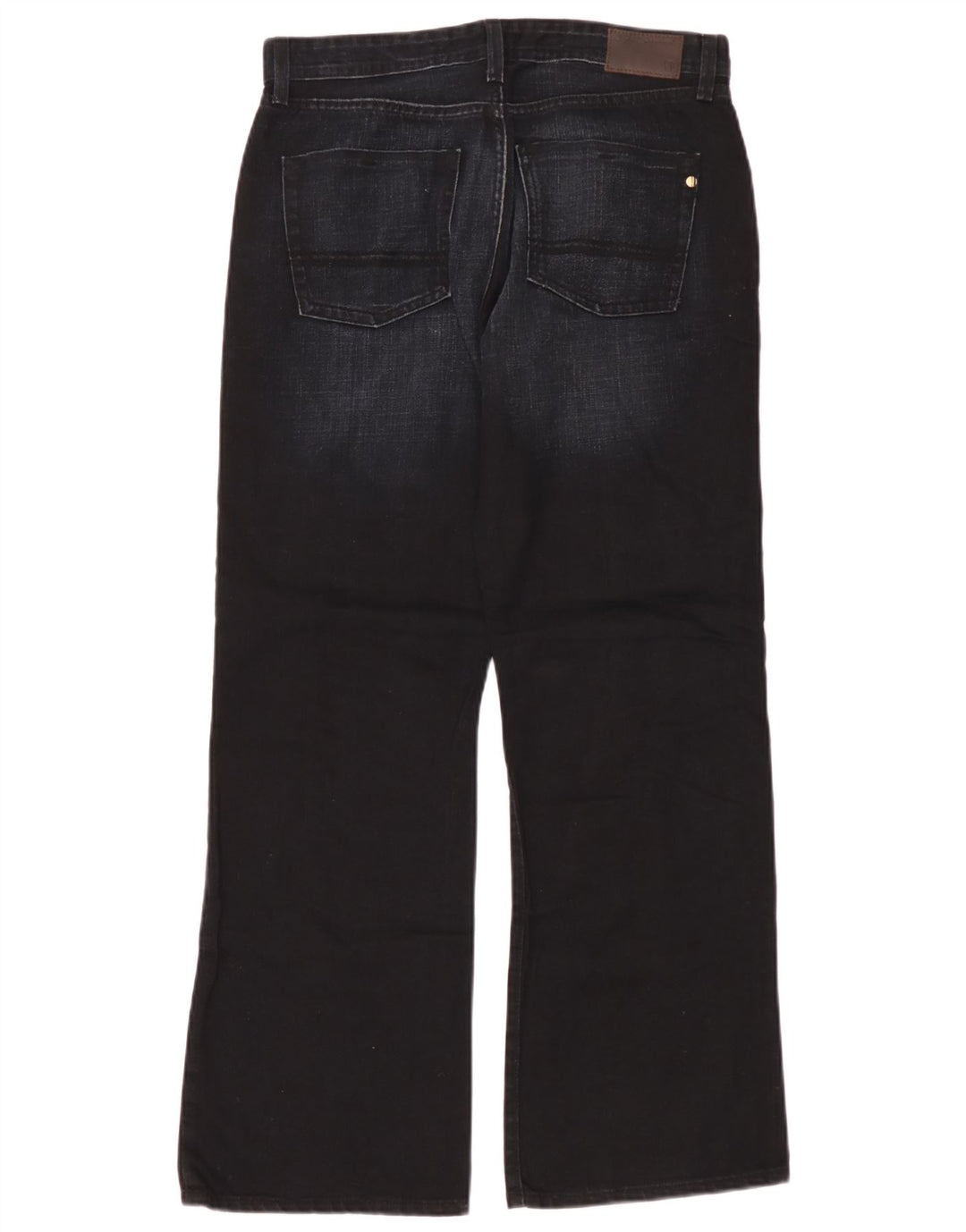 Ben Sherman Mens Bootcut Jeans W32 L30 Navy Blue Cotton