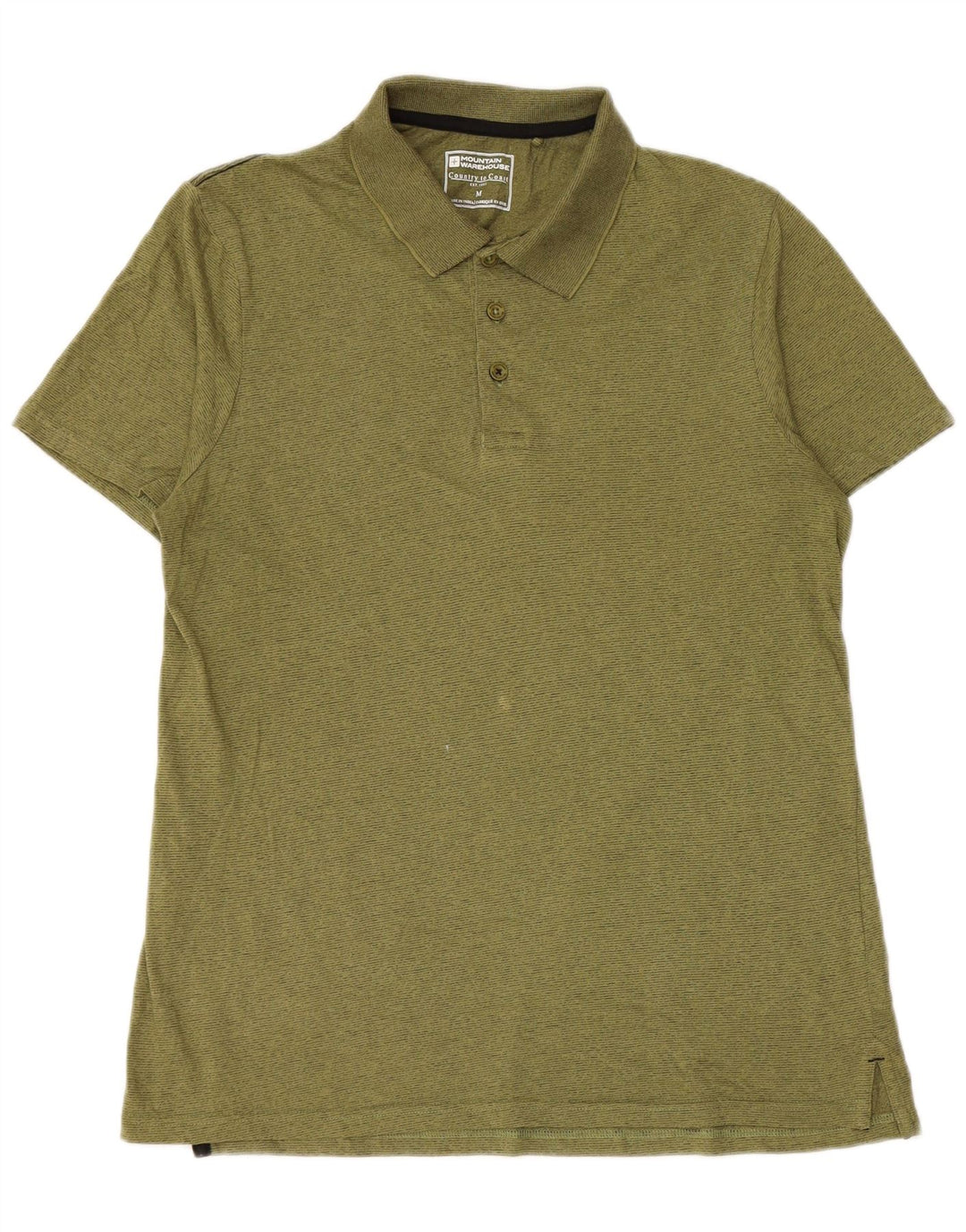 Mountain Warehouse Mens Polo Shirt Medium Khaki