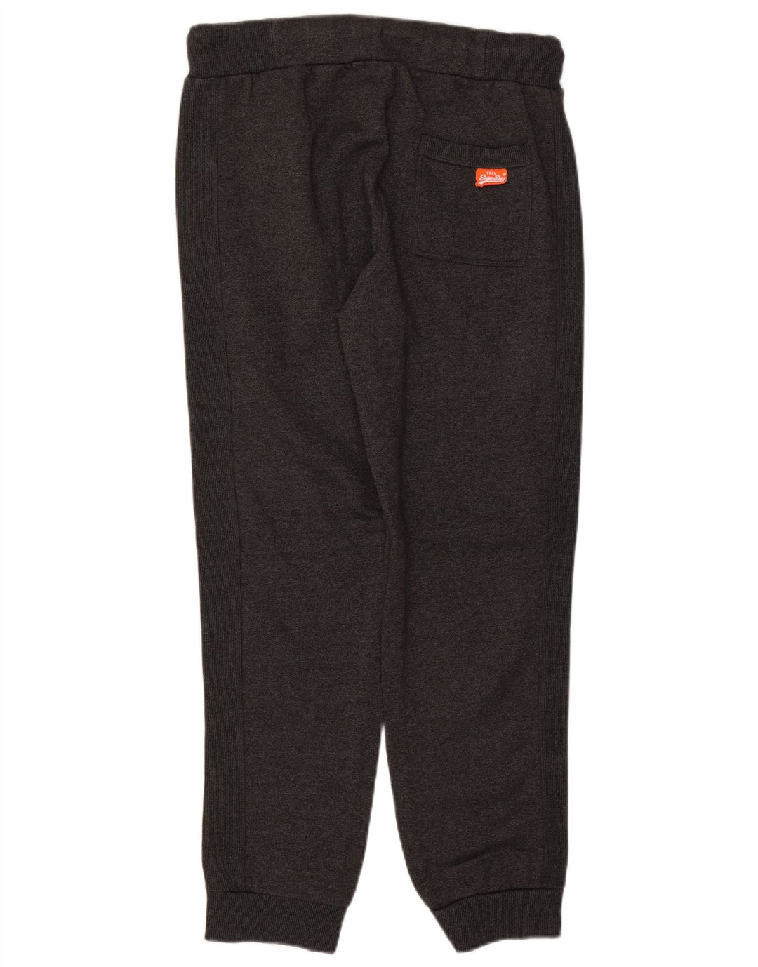 SUPERDRY Womens Slim Fit Tracksuit Trousers Joggers UK 14 Large  Grey