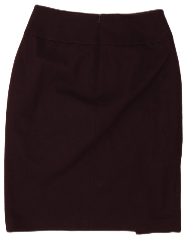 Hobbs Womens Pencil Skirt UK 10 Small W28  Purple Polyester