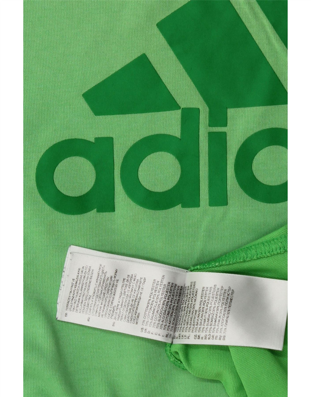 ADIDAS Mens Graphic T-Shirt Top Large Green