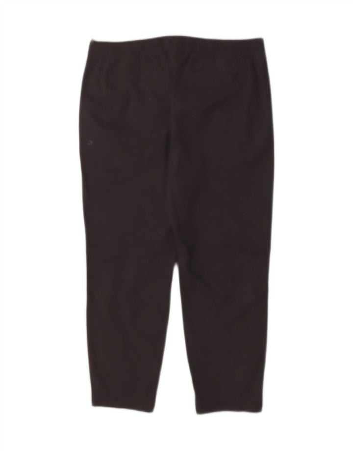 MARKS & SPENCER Mens Slim Cropped Trousers XL W40 L27 Black Polyester Vintage Marks & Spencer and Second-Hand Marks & Spencer from Messina Hembry 