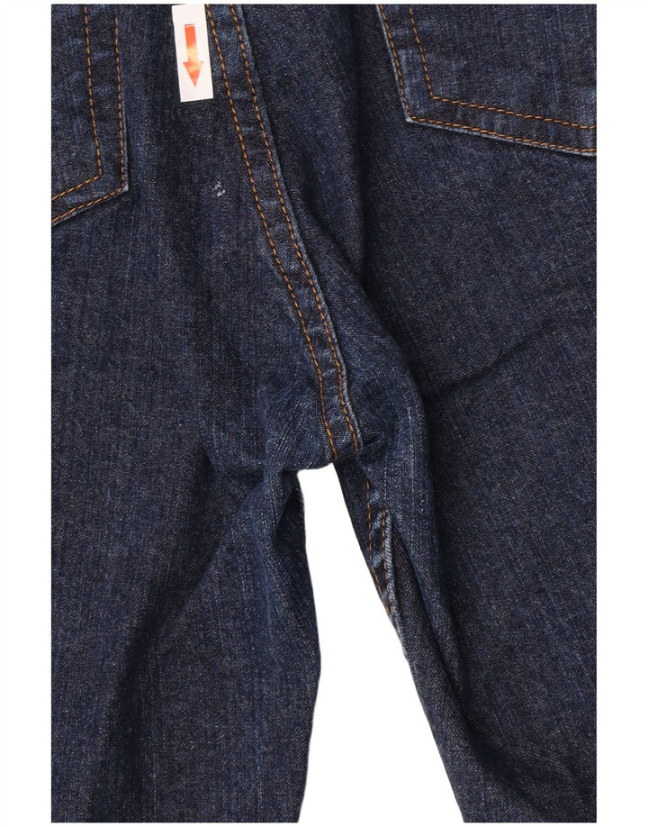 Ralph Lauren Womens Bootcut Jeans US 12 Large W32 L30 Navy Blue Cotton