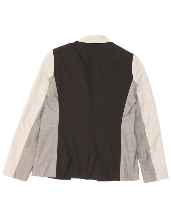 French Connection Womens Blazer Jacket UK 12 Medium Grey Classic