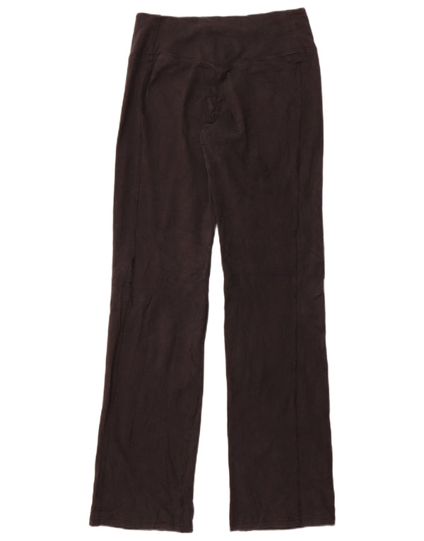 Nike Womens Dri Fit Tracksuit Trousers UK 14 Medium Black Cotton