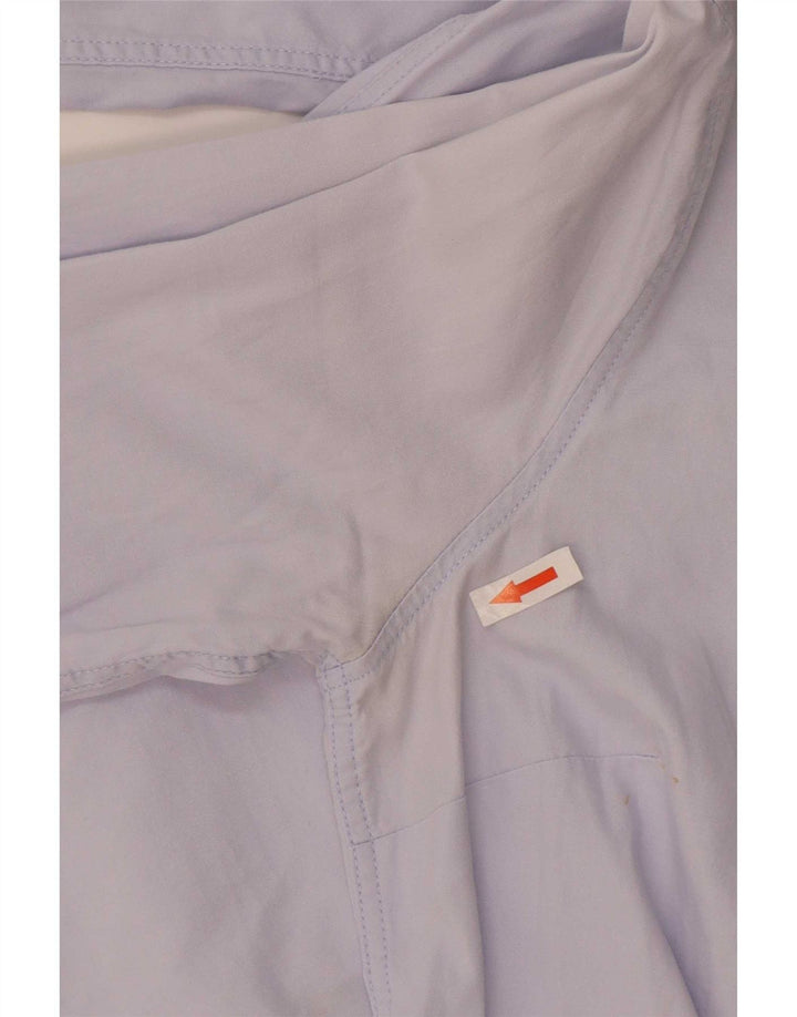Tommy Hilfiger Womens Shirt US 8 Medium Blue Cotton