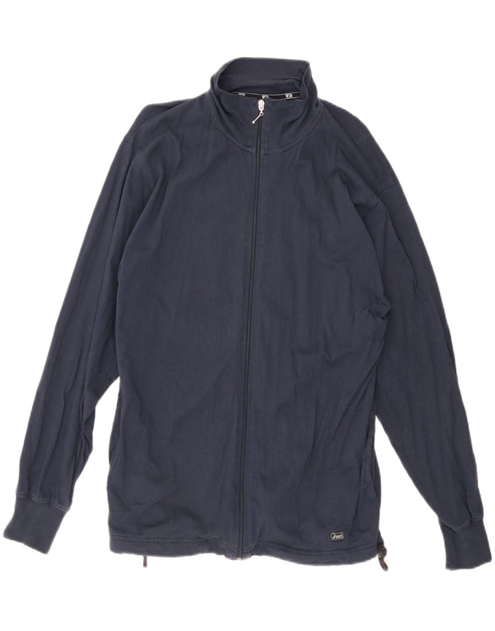 Asics Mens Tracksuit Top Jacket Small Navy Blue