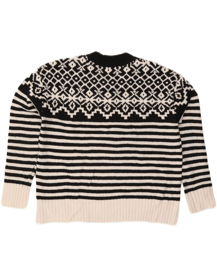 Marks & Spencer Womens Crew Neck Jumper Sweater UK 14 Medium Black