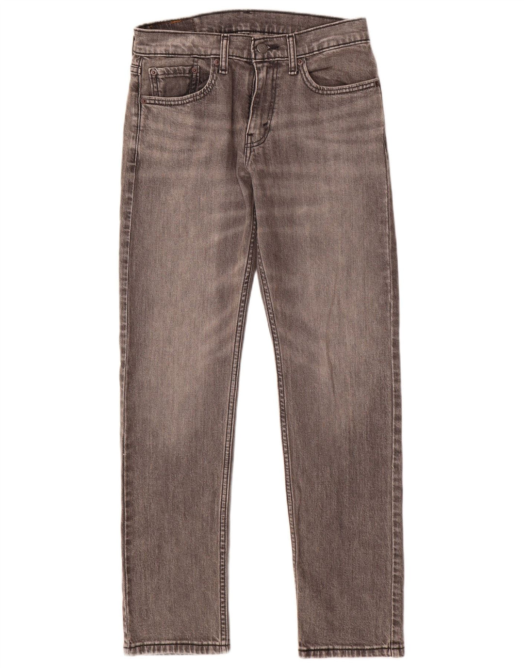 Levi's Mens 502 Tapered Jeans W29 L32 Grey Cotton