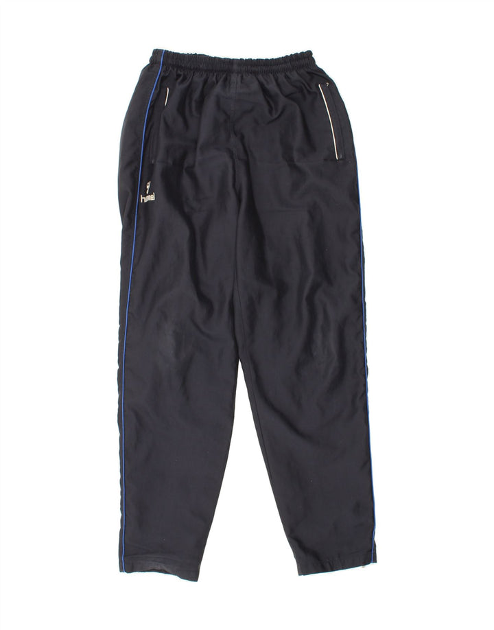 HUMMEL Mens Graphic Tracksuit Trousers Medium Navy Blue Vintage Hummel and Second-Hand Hummel from Messina Hembry 