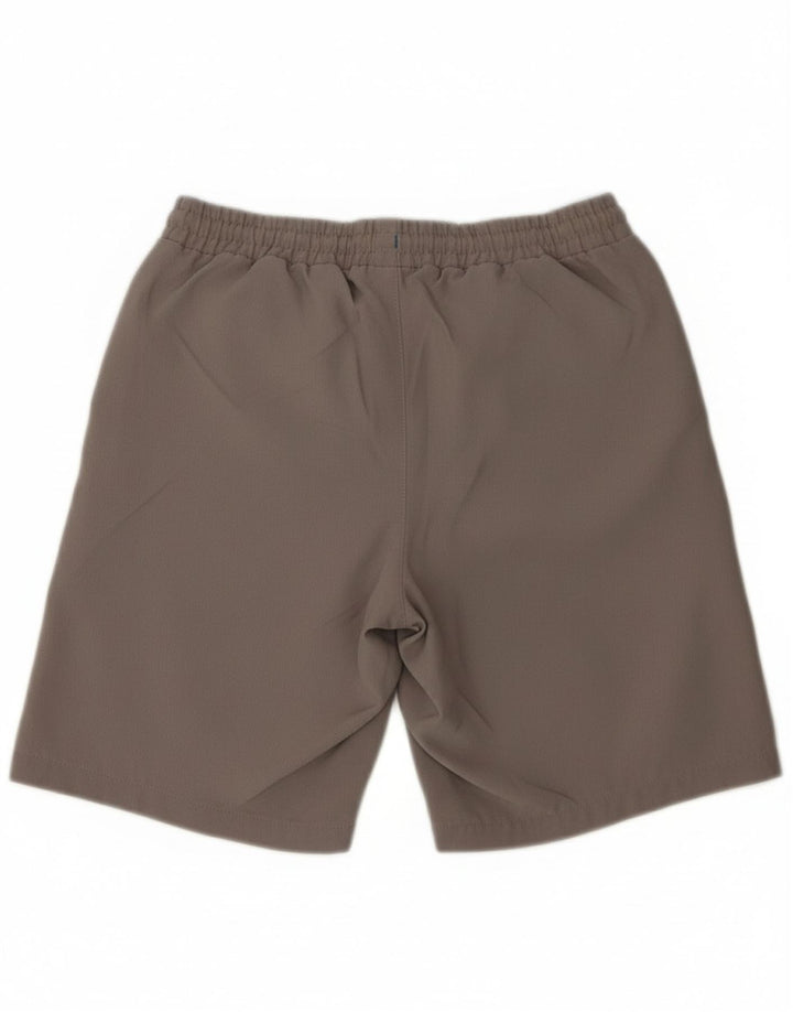 EDDIE BAUER Boys Sport Shorts 10-11 Years Medium Grey Polyester