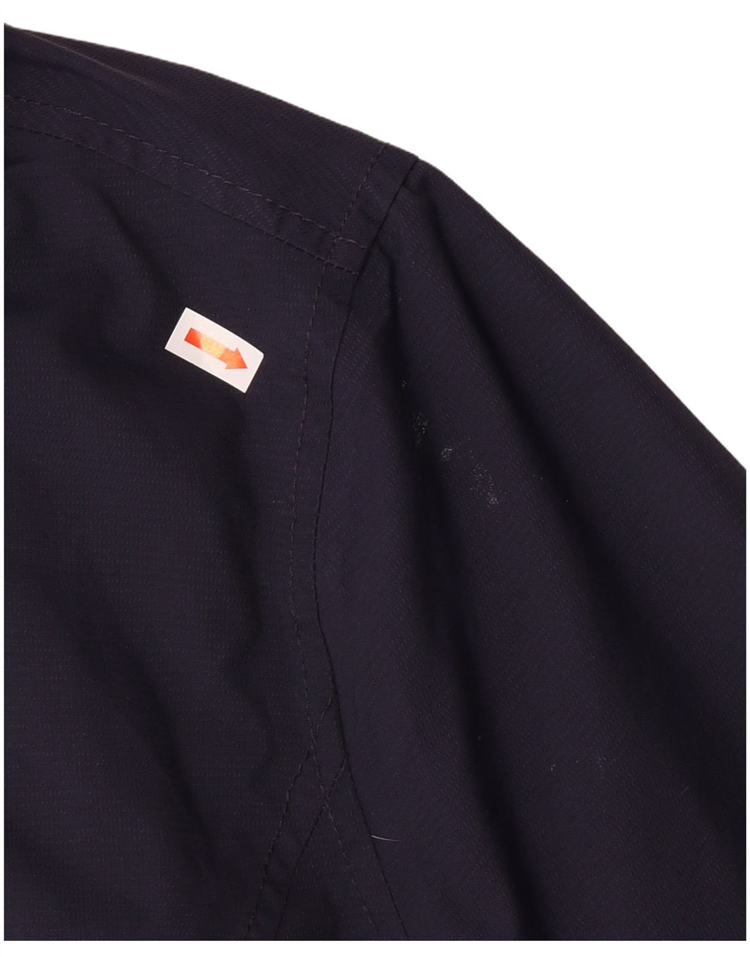 JOULES Womens Hooded Windbreaker Jacket UK 18 XL  Navy Blue Striped