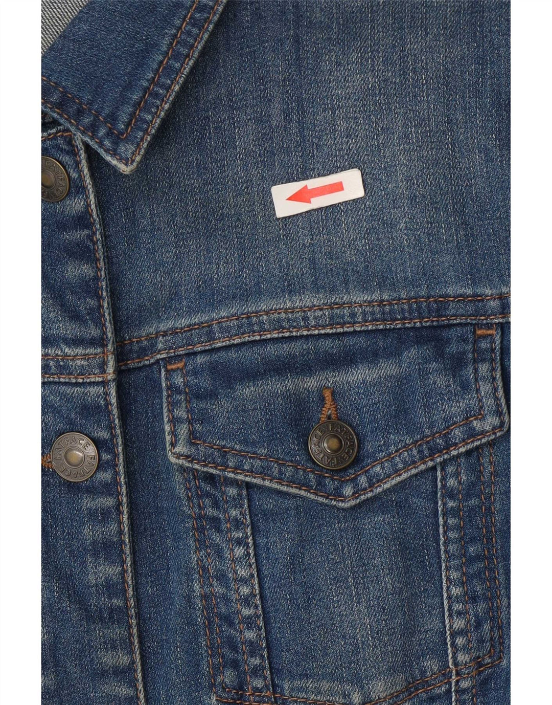 Fat Face Womens Denim Jacket UK 14 Large Blue Cotton