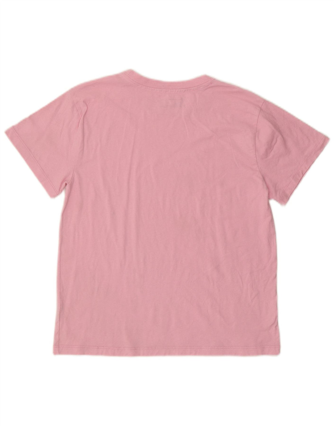 Champion Womens T-Shirt Top UK 12 Medium Pink Cotton