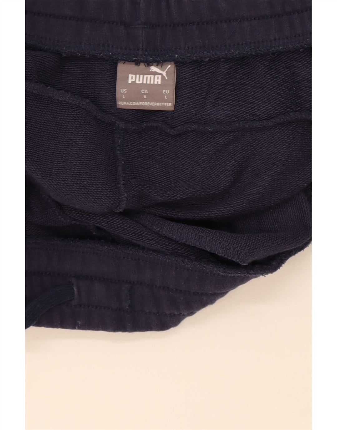 Puma Mens Sport Shorts Large Navy Blue Cotton