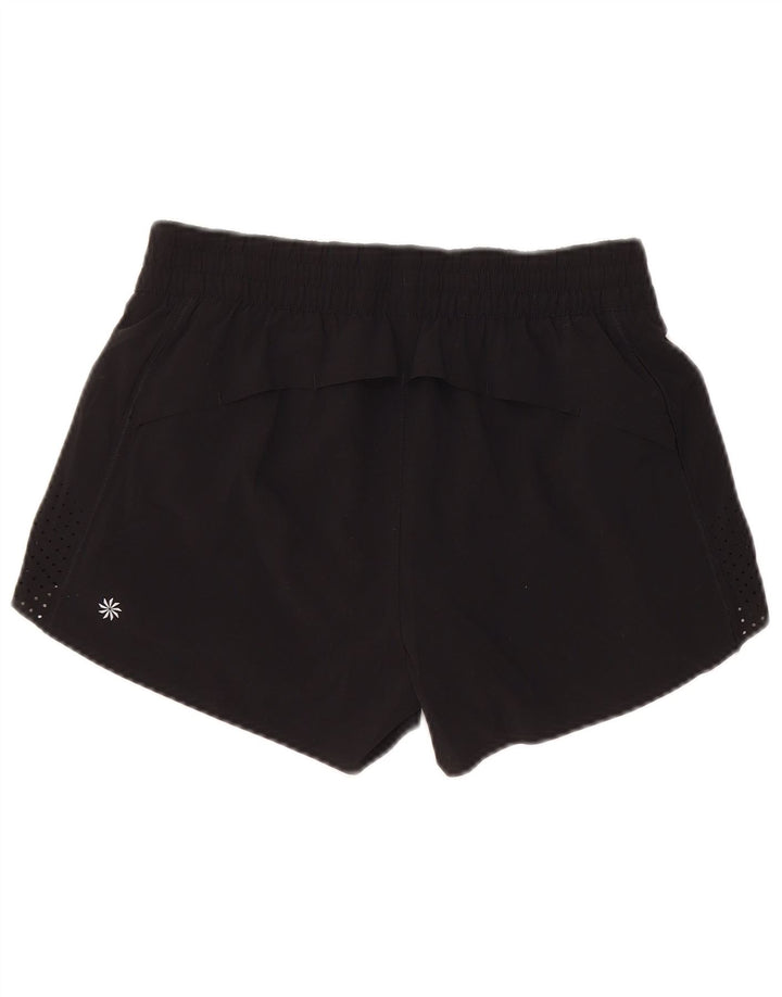 ATHLETA Womens Sport Shorts UK 6 XS  Black Polyester