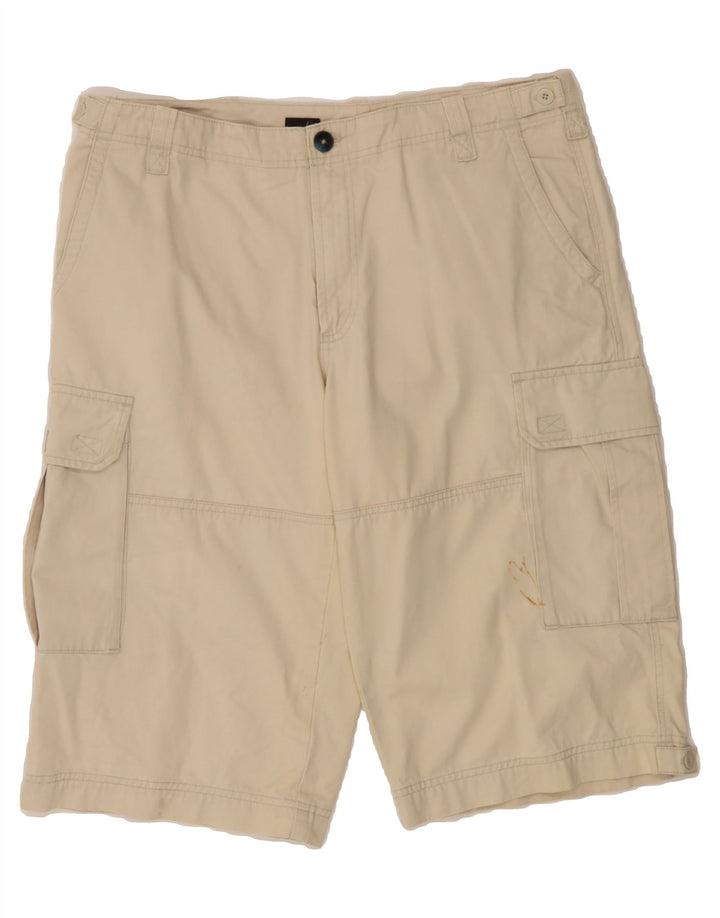 C&A Mens Cargo Shorts IT 54 2XL W36  Off White Cotton Vintage C&A and Second-Hand C&A from Messina Hembry 