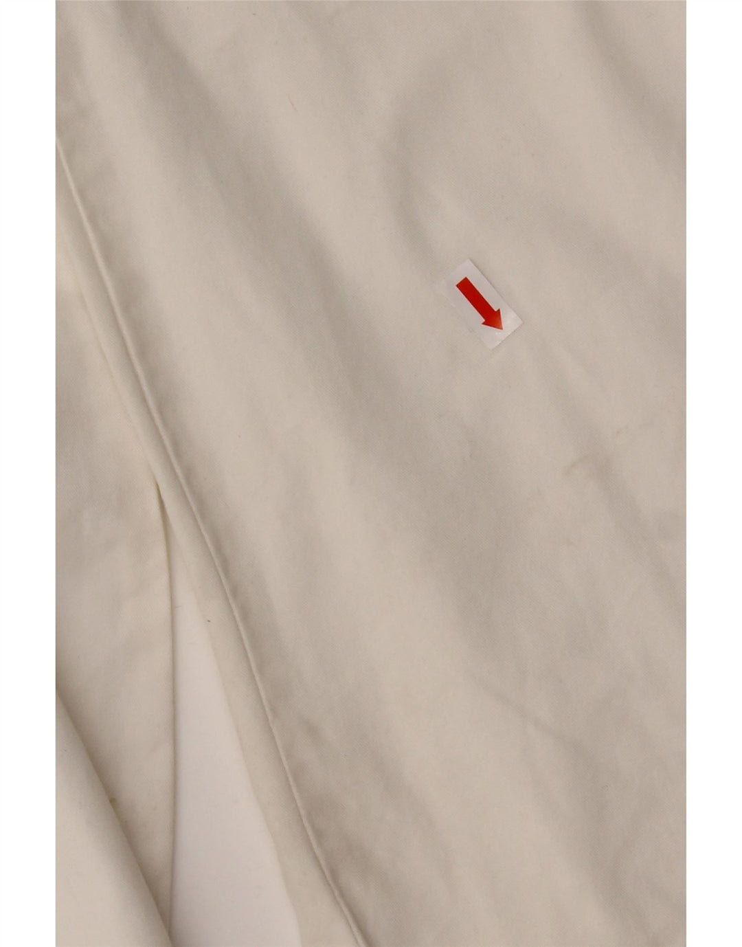 DIESEL Womens Loose Fit Chino Trousers W28 L31 White Cotton