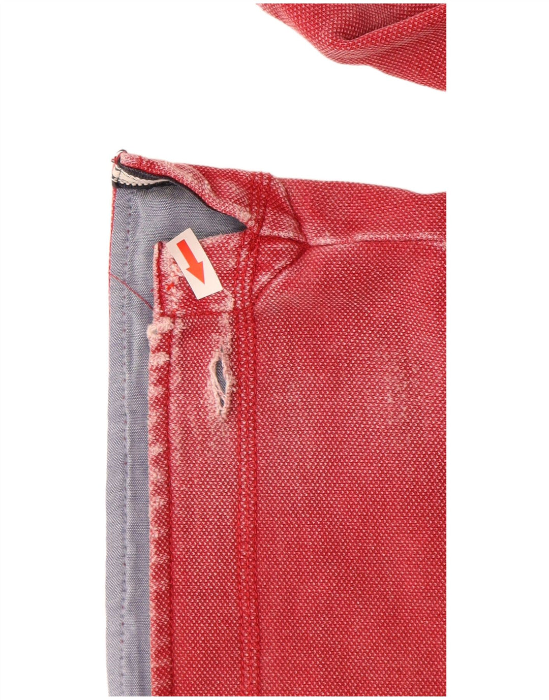 Crew Clothing Mens Zip Neck Sweatshirt Jumper 2XL Red Cotton