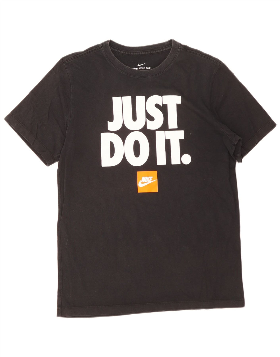 Nike Mens Graphic T-Shirt Top Medium Black Cotton