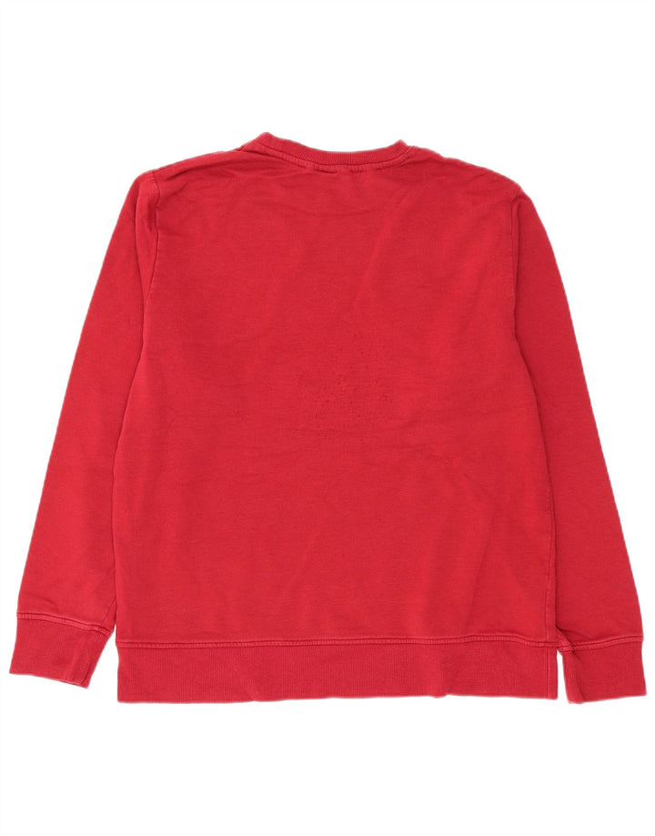Reebok Mens Graphic Sweatshirt Jumper Large Burgundy