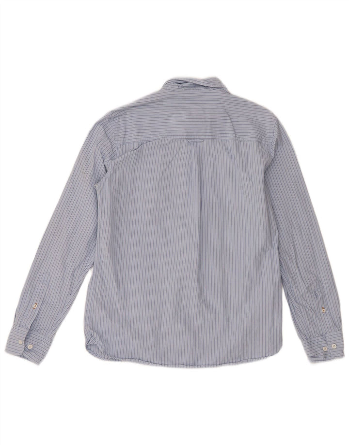 Fat Face Mens Shirt Small Blue Pinstripe Cotton