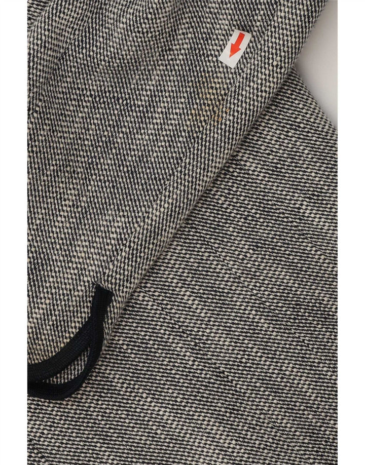 Hobbs Womens 2 Button Blazer Jacket UK 10 Small Navy Blue Cotton