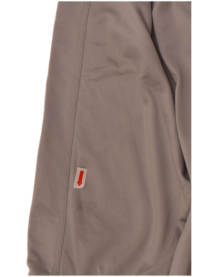 Lotto Womens Tracksuit Top Jacket UK 12 Medium Grey Polyester