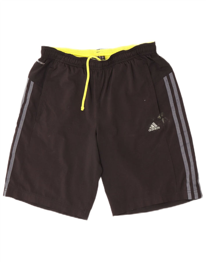 Adidas Boys Climacool Sport Shorts 15-16 Years Black Polyester