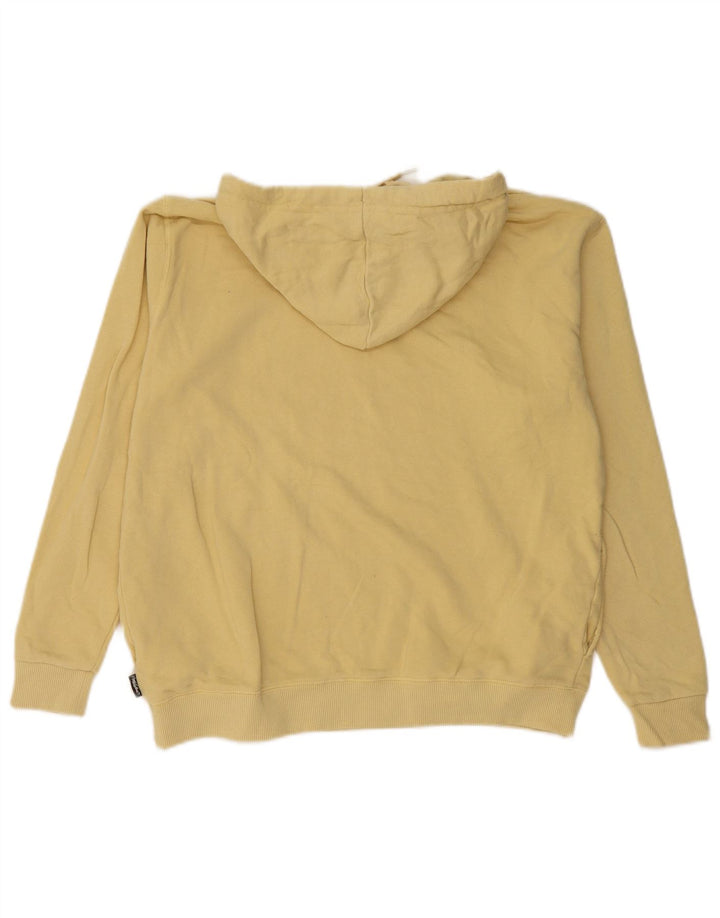 MOSSIMO Womens Oversized Hoodie Jumper US 12 Large Yellow Cotton