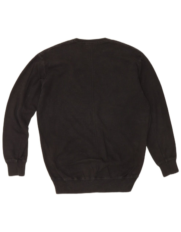 Zara Mens Sweatshirt Jumper Medium Black