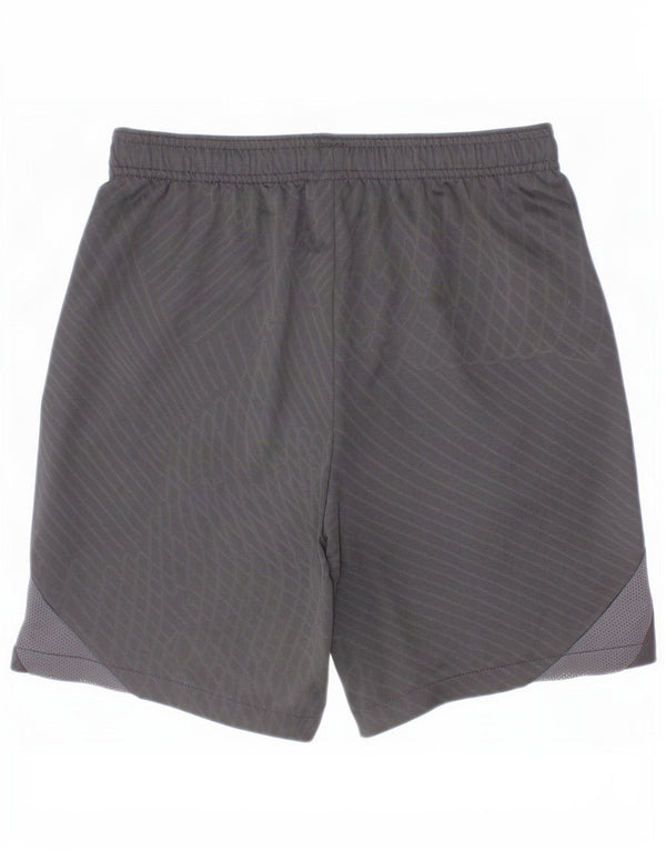 Nike Boys Dri Fit Sport Shorts 12-13 Years Large Black Check Polyester