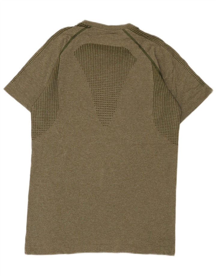 Puma Mens T-Shirt Top Small Khaki