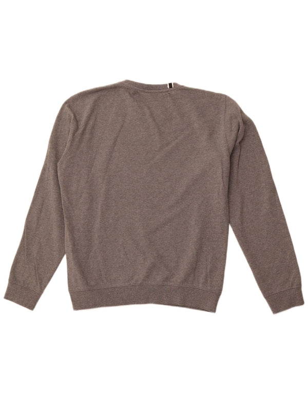 REPLAY Mens Graphic Sweatshirt Jumper Large Grey Cotton